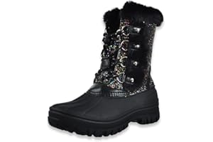 LONDON FOG Girls Youth and Toddler Icelyn Cold Weather Warm Lined Snow Boot girls boot in youth and toddler sizes
