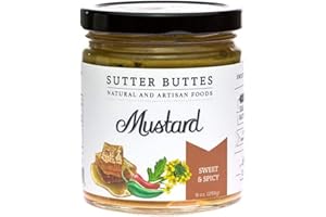 SUTTER BUTTES SWEET & SPICY GOURMET MUSTARD 9 OZ.