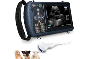 DAWEI S1 Veterinary Ultrasound Machine for Pregnancy Portable Vet Handheld Scanner B-Ultra Sound with 3.5Mhz Convex Probe for Cattle,Pig,Goat,Horse