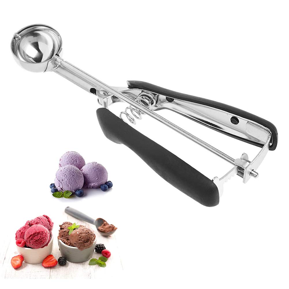 Ice Cream Scoop Stainless Steel 3cm Diameter Good Grips Trigger Ice Cream Scoop Mash Potato