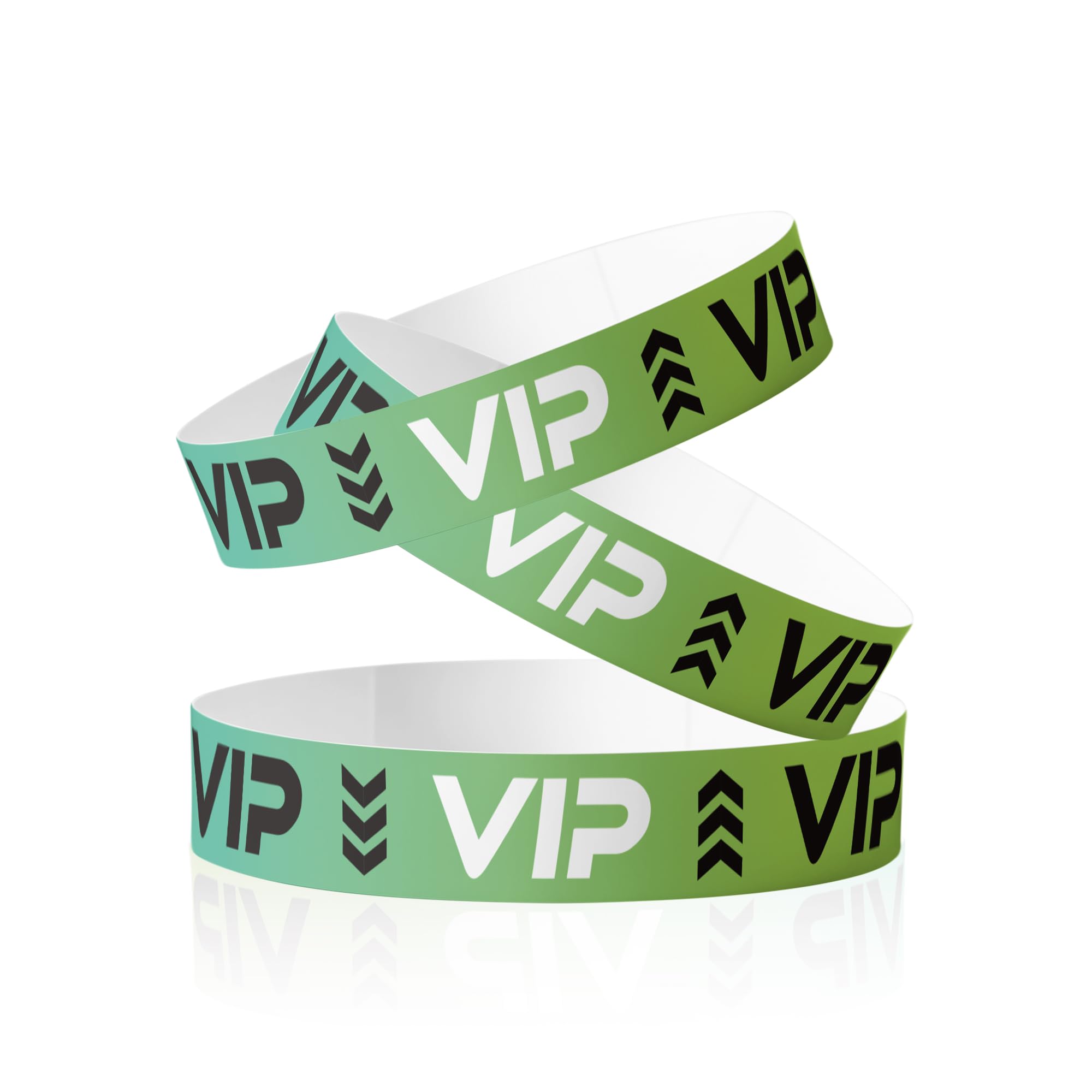Photo 1 of 100pcs Disposable Wristbands for Event Admission: VIP Paper Wristbands for Concerts, Parties, Membership Identification Bracelets