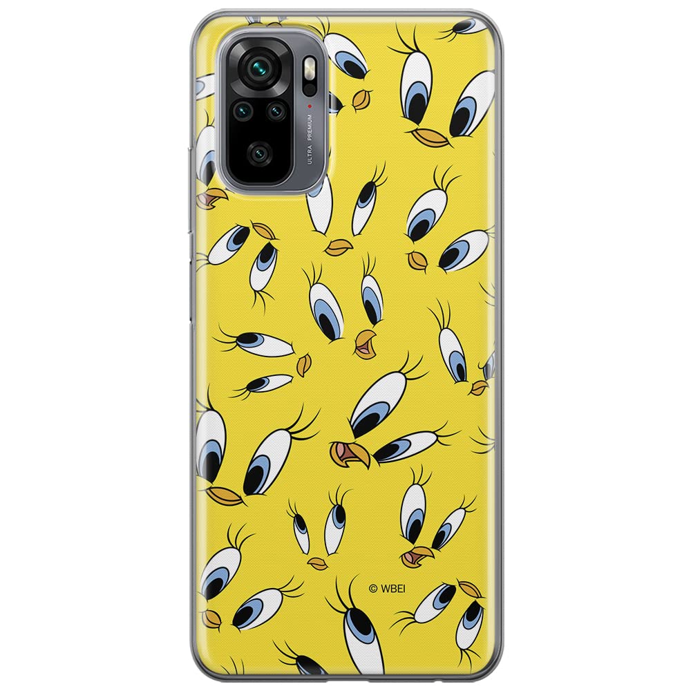 ERT GROUP mobile phone case for Xiaomi REDMI NOTE 10/ 10S original and officially Licensed Looney Tunes pattern Tweety 006 optimally adapted to the shape of the mobile phone, case made of TPU