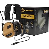 OPSMEN Upgrade EARMOR M32 PLUS Tactical Headset with MIC, Noise Canceling Shooting Ear Protection with U-174 Connector