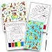 Scooby-Doo Stickers Activity Set ~ 16 Large Scooby-Doo Paint with Water Pages, Paint Brush, Stickers and Temporary Tattoos (Party Pack)