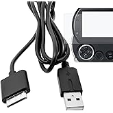 Compatible for PSP Go Charger Cable, Data and Charging Cable Fit for Sony PSP Go 2 in 1 USB 2.0 Data Sync Transfer and Power