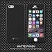 iPhone 5S Case, iPhone 5 Case, iPhone SE Case, VANSIN 360 Full Body Protection Hard Slim Case with Tempered Glass Screen Protector for Apple iPhone 5 5S SE (4.0-inch) - Black