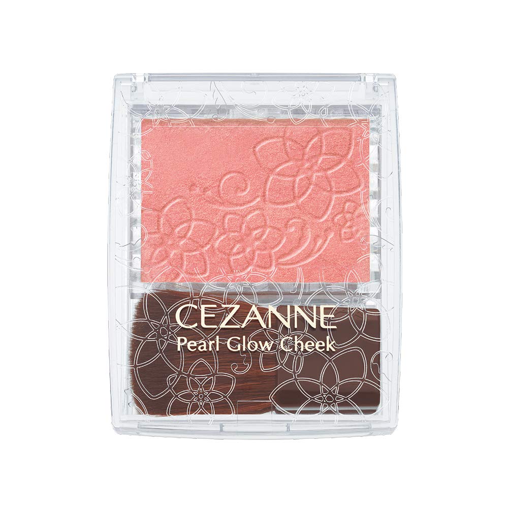CEZANNE Pearl Glow Cheek P1 Gold Peach 2.4g