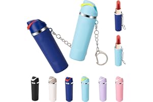 Wnzary Cute Mini Cup Keychain Compatible with Owala Water Bottle, Tumbler Cup Lip Balm Holder Keychain