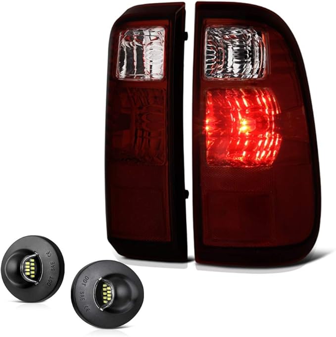 VIPMOTOZ Smoke Red Lens OEStyle Tail Light + FullLED