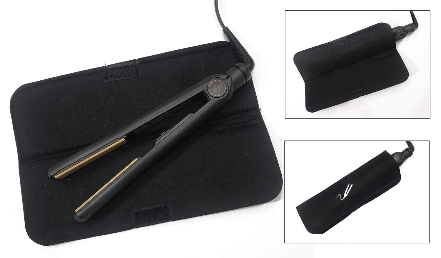 Heat Resistant Storage and Protective Pouch Mat compatible with ghd