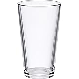 Amazon Basics Pint Pub Beer Glasses, 16-Ounce, Set of 6
