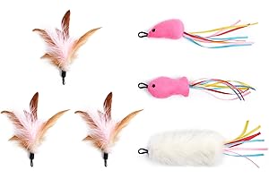 6 Pcs Attachment Refills for The Down Part of Potaroma Hide and Seek Cat Toy