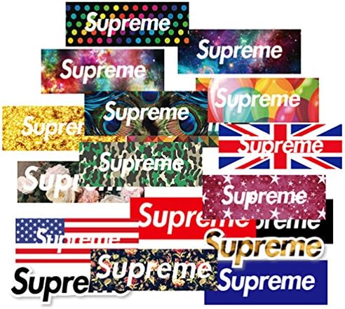 Fashion Laptop Stickers Waterproof Skateboard Pad MacBook Car Snowboard Bicycle Luggage Decor (18pcs)