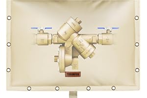 TOHONFOO Backflow Preventer Cover Insulated Pouch (5°F) - Pressure Reducing Value Cover - Winter Water Well Pump Covers Sprinkler Valve Cover Insulated - Protects from Severe Snow and Intense Sun