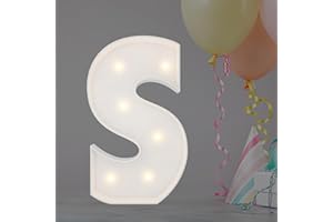 JoyBox Design 2FT Marquee Light Up Letters, Marquee Letters S, Mosaic Balloon Letters for Birthday Party Decorations, Marry Me Light Up Letters, Baby Marquee Letters for Decor, Wedding Decor