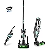 Kenmore 200 Series DS2010 Cordless Stick Vacuum Lightweight Cleaner 2-Speed Power Suction LED Headlight 2-in-1 Handheld for Hardwood Floor, Carpet & Pet Hair