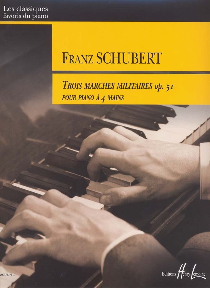 3 Marches militaires Op.51 (piano duet)