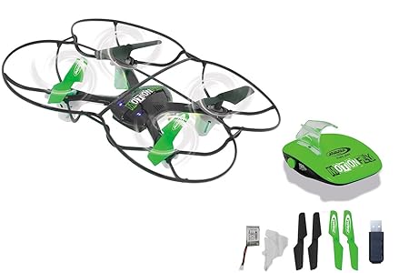 Jamara 422039 MotionFly Drone G-Sensor Kompass Turbo Flip 2, 4G – Altitude, Headless, Start-/ Lande-Assistent, 4 kraftvolle D