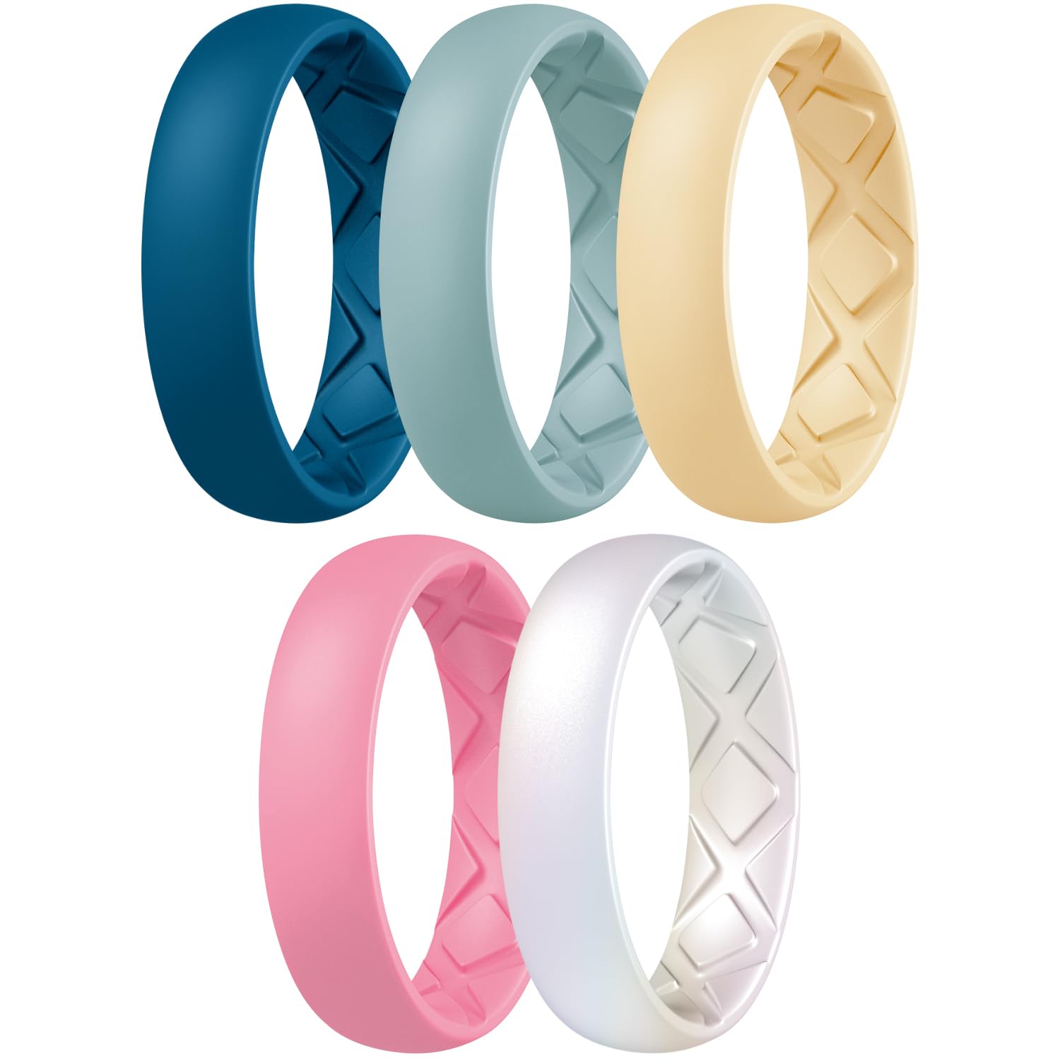 Egnaro Women’s Silicone Engagement Rings, Inner