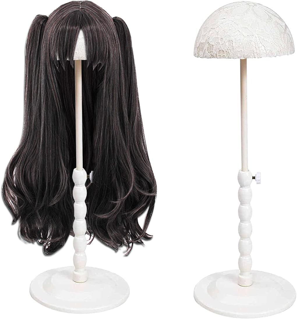 Wig Stand Wig Holder for Adjustable Height18.5 Inches Wig Holder for