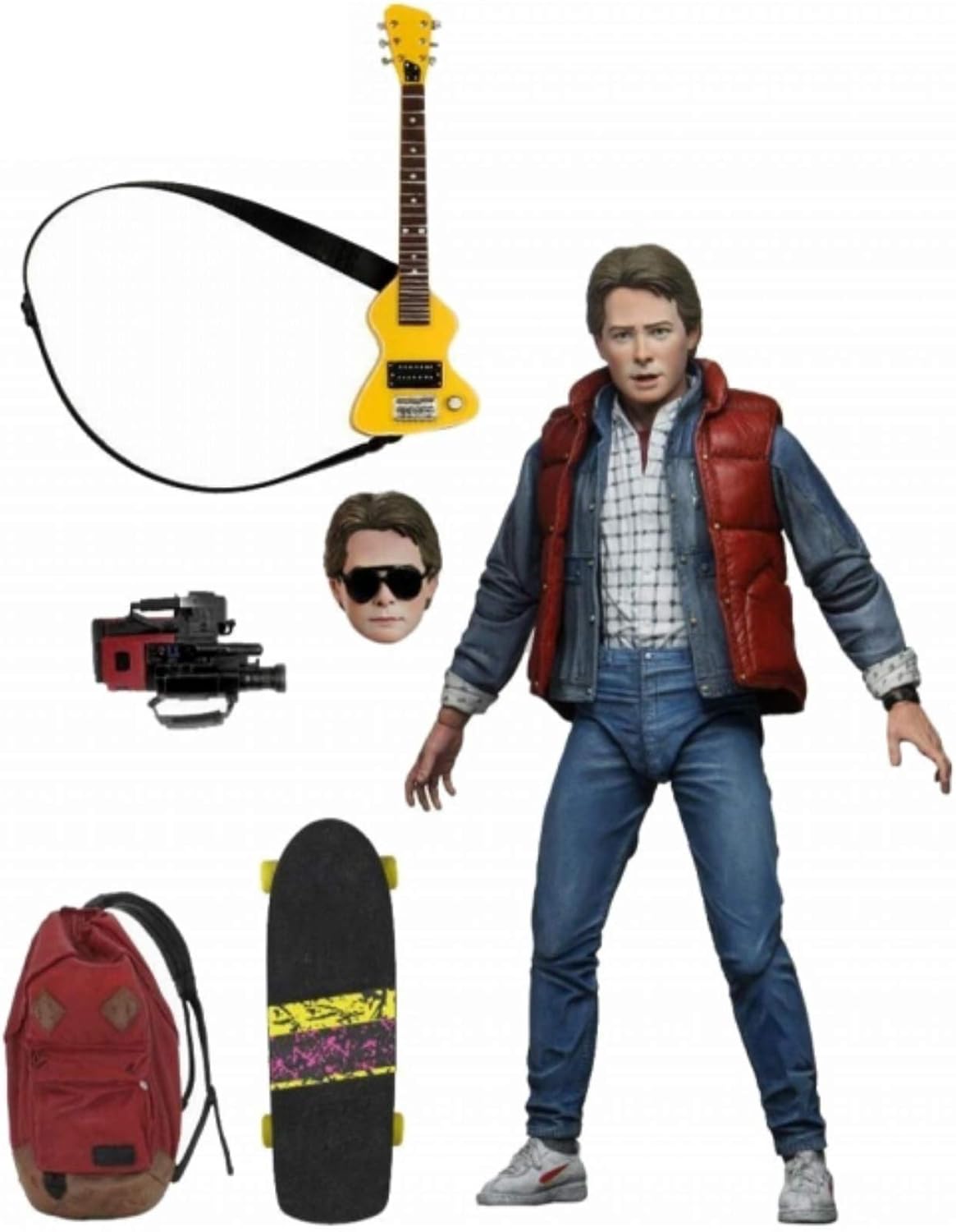 Amazon ネカ バック トゥ ザ フューチャー マーティ マクフライ アルティメット 7インチ アクションフィギュア フィギュア ドール 通販