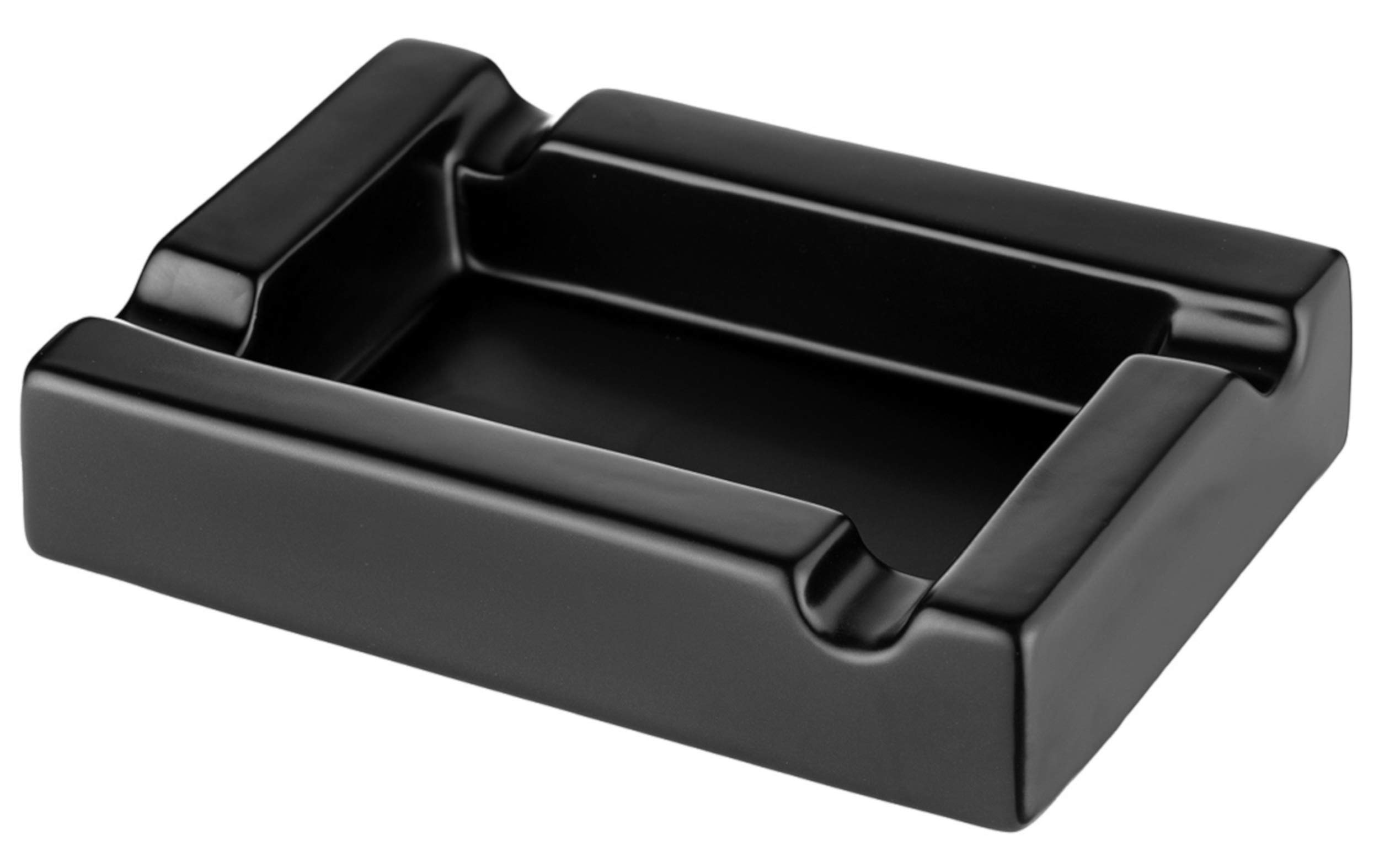 GERMANUS Granitum I Large Cigar Ashtray in Black