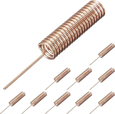 DAOKAI 10x 433MHz Helical Spring Antenna 2.2dBi Direct Weld for Wireless Data