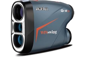 AOFAR GX-6F PRO Golf Rangefinder with Slope and Angle Switch, Flag Lock with Pulse Vibration and Continuous Scan, Tournament Designed, 600 Yards Rangefinder for Distance Measuring
