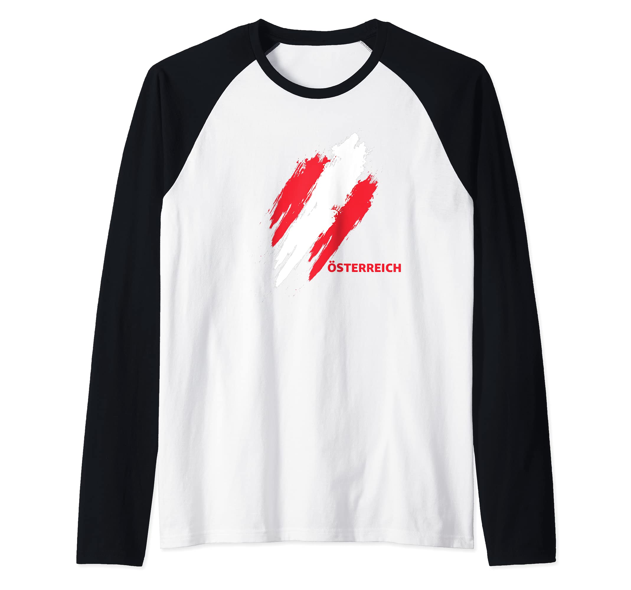 Flag Austria Raglan Baseball Tee