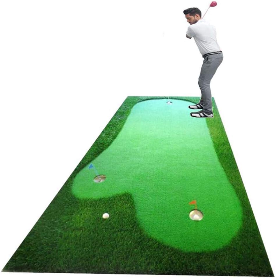 Professional Putting Mat - Standard 4.92Ft X 9.84Ft Outdoor & Indoor Golf Green Putting Mat To Help Improve Putting Skills,Base5mm