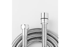 Vekol Shower Hose 2.0M/79Inch Stainless Steel Shower Head Hose Replacement Handheld Shower Head with Brass Fittings, Flexible