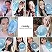 Miady 7.5-Inch Portable Fan Rechargeable Personal Desk Fan with 4000mAh Battery Capacity and LED Light
