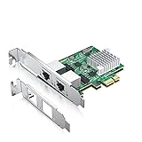 100M/1000M/2.5G NIC Network Card, Dual RJ-45