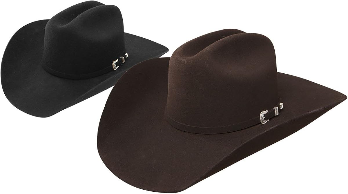 Stetson Men's 3X Oakridge Wool Cowboy Hat - Swoakr-724007 Black - Beige