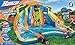 BANZAI Adventure Club Water Park Spring / Summer Inflatable 2-Lane Air Dual Water Slide + Splash Pool (Includes Motor Blower)