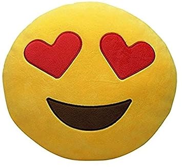 Minitrees Premium Quality Soft Heart Smiley Cushion Pillow