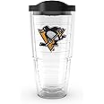 Tervis Made in USA Double Walled NHL Pittsburgh Penguins Insulated Tumbler Cup Keeps Drinks Cold & Hot, 24oz, Primary Logo