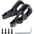 Aynaxcol Direct Mount Bike Stem 31.8mm Bar Clamp Mountain BikeLightweight One-Piece Construction Stem Riser for Dual Crown Forks