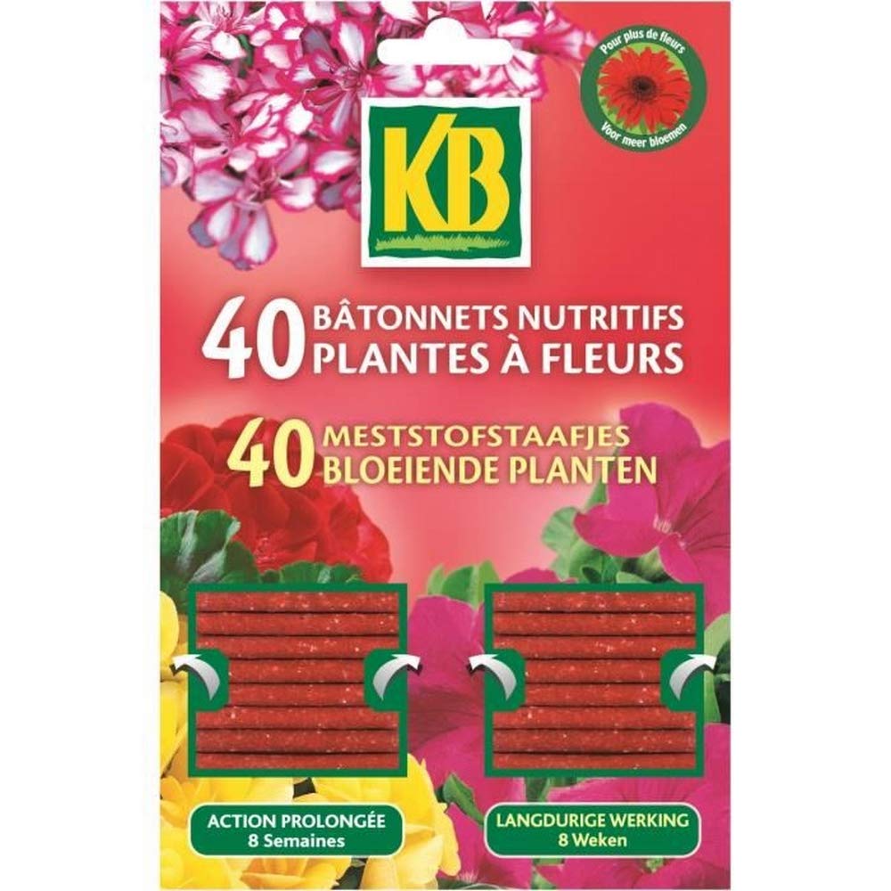 Bestsellers - KB jardin KB Garden - Sticks nutrients for flowering plants, 40 sticks