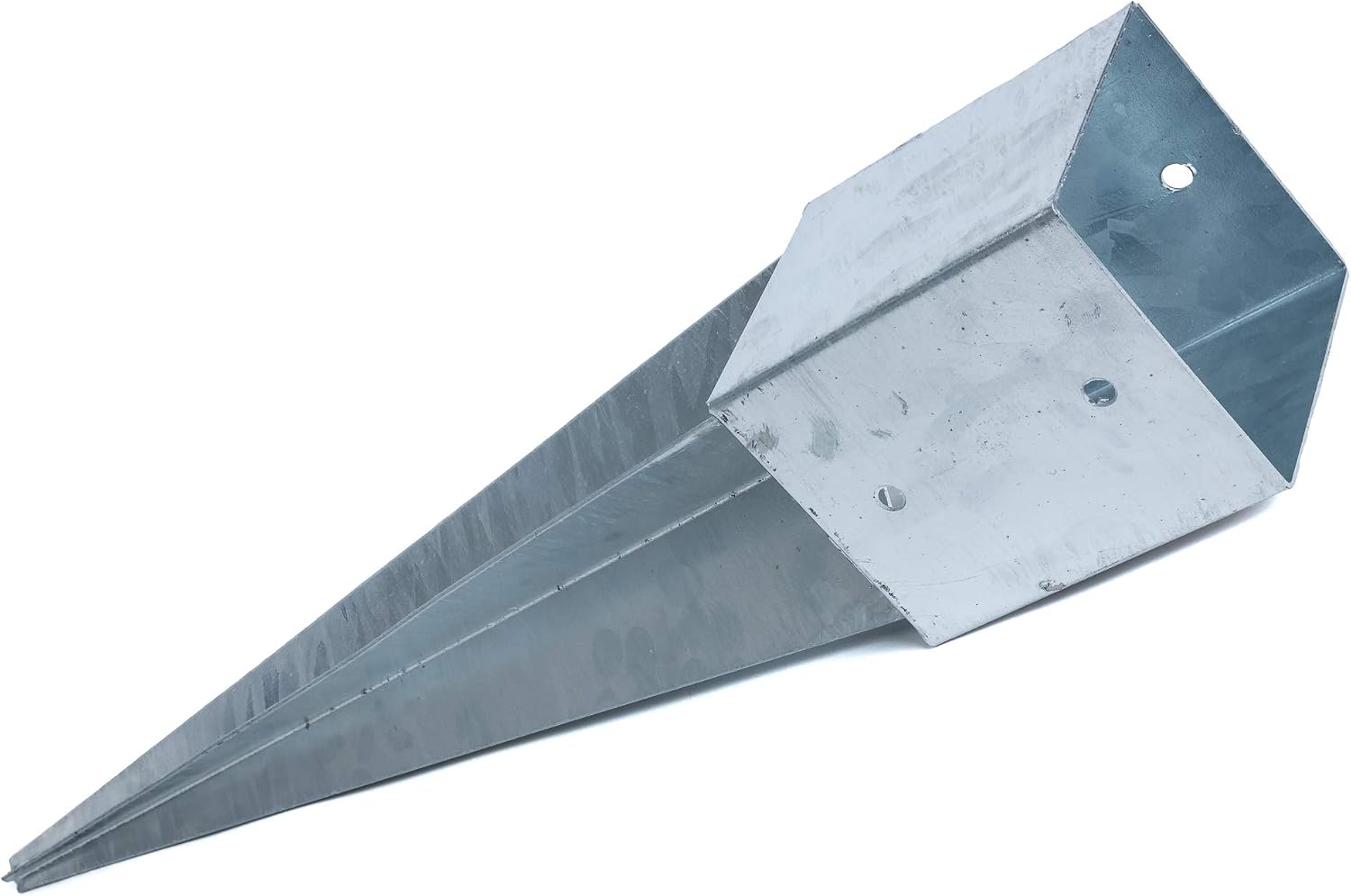 KOTARBAU® Ground Anchor, Post Spike, Galvanised Steel, 75 cm (29.5 inches), Silver, Ground Anchors Heavy Duty
