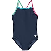 Speedo Girl's Swimsuit One Piece Thin Straps