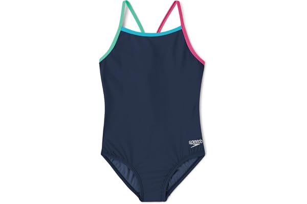 Speedo Girls Swimsuit One Piece with Straps