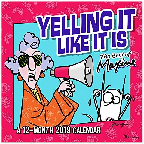 2019 Maxine by Hallmark Wall Calendar: A 12-Month 2019 Calendar (12x12 Inch Monthly Calendar)
