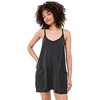 epstein painting of bill clinton in blue dress Free People Movement Hot Shot Mini Dress Argan Oil / S