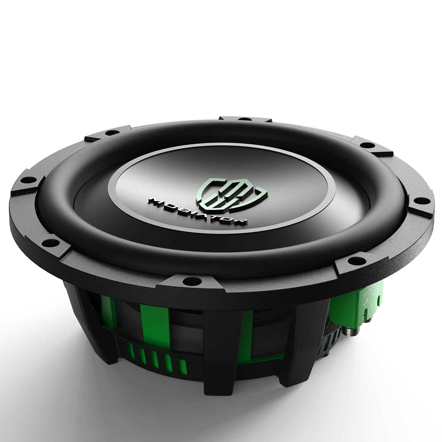 Photo 1 of mobiator DS-10 D2 Shallow Mount Car Subwoofer 10'' 1200W Max Power Dual 2 Ohm High Performance Subwoofer, Black, MB-DS102 (10'' Dual 2 Ohm)