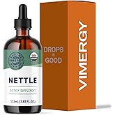 Vimergy Nettle – Superfood for Healthy Cellular Response* – Promotes Bone Health* – USDA Certified Organic, Vegan, Gluten-Free – 115 mL (57 Servings)