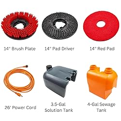 RT15AC 14“ Walk Behind Floor Scrubber Dryer