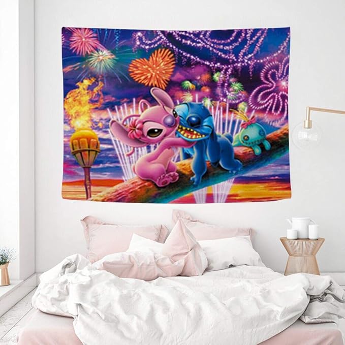 Disney Collection Tapestry Lilo Stitch Tapestry For Living