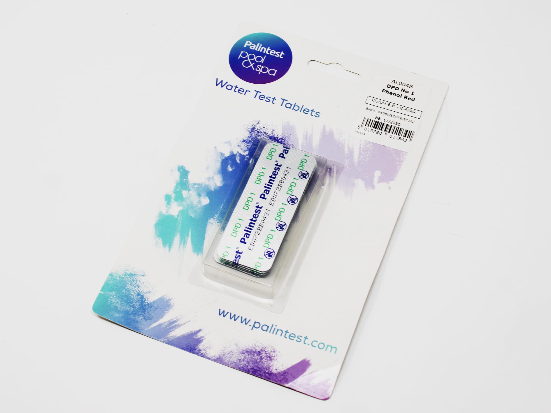 Palintest - Pooltester Refill Pack | 50 Bromine Tablets for Accurate Pool & Spa Testing | Easy to Use for Reliable Results | Compact Storage | Includes Pool Testing Tablets, Reactive Material