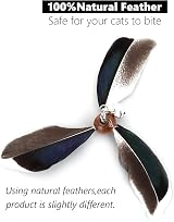 Cobee Cat Wand Toy with 2 Feather Refills, 35.5in Long Reach Cat Teaser view 2
